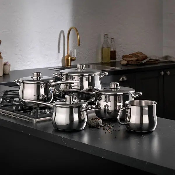 Stellar Classic, Deep 5 Piece Saucepan Set