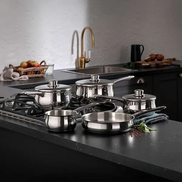 Stellar Classic, 5 Piece Saucepan Set