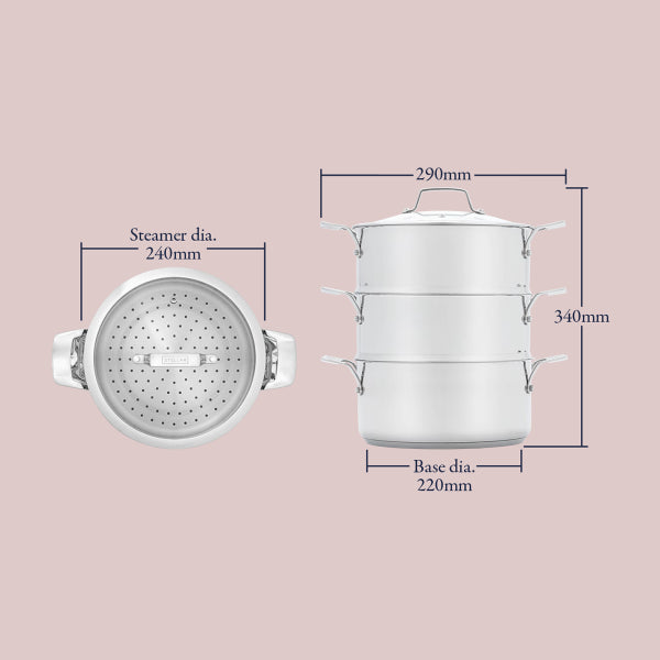 Stellar Steamers, 3 Tier Steamer Set