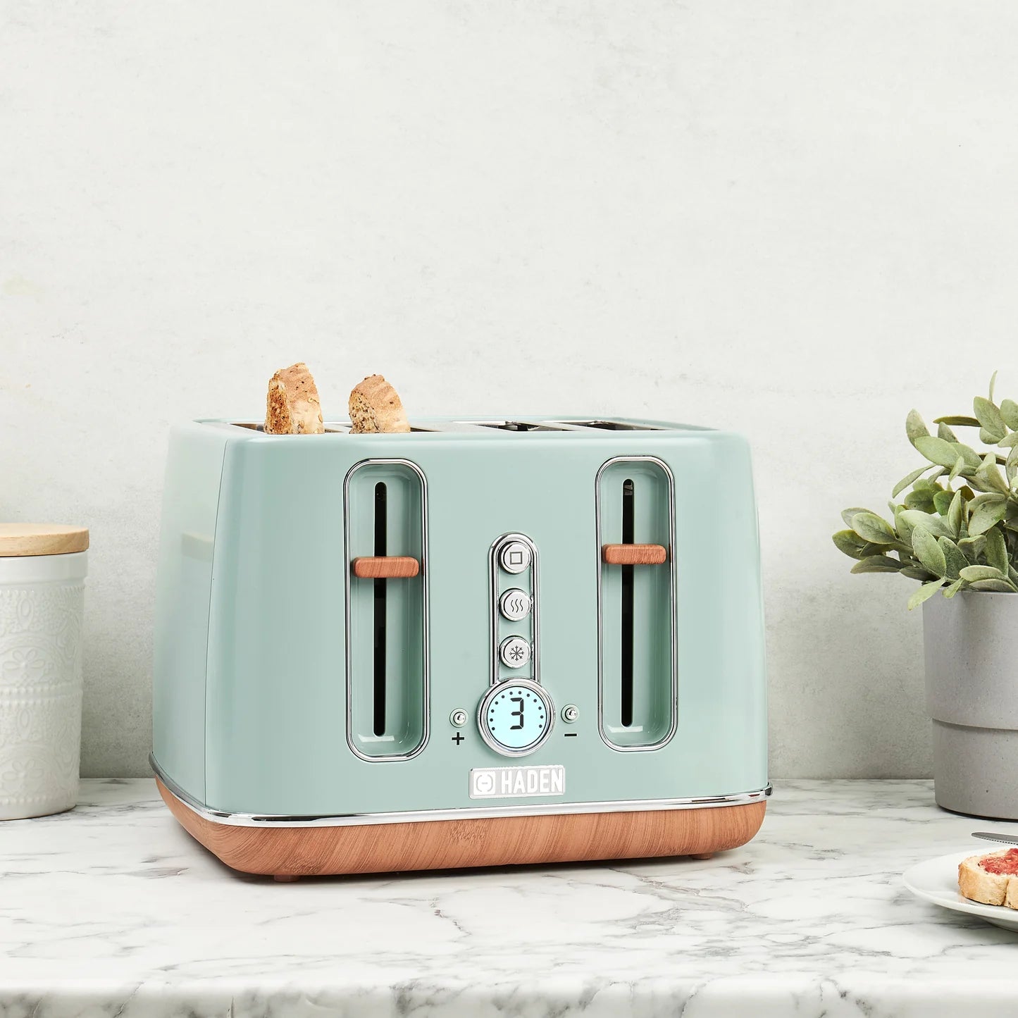 Haden Dorchester Sage 4 Slice Toaster