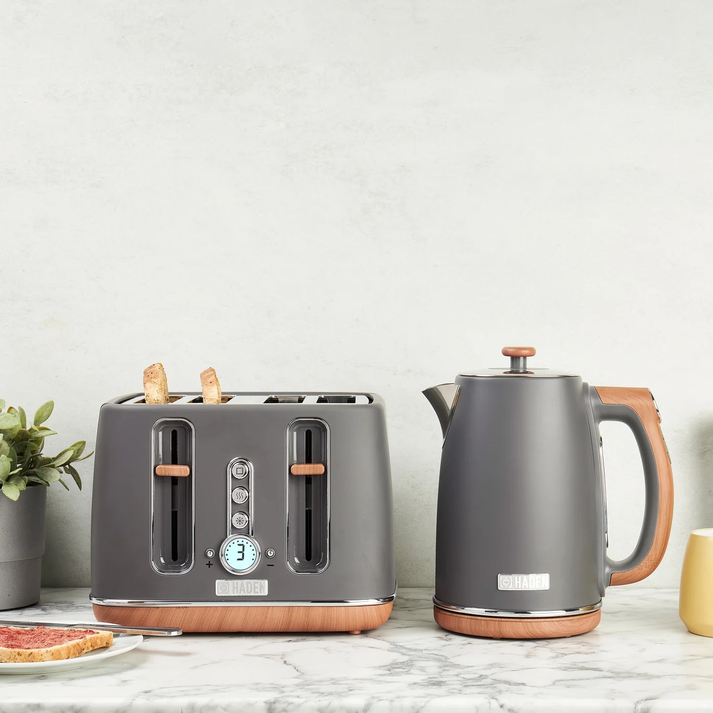 Haden Dorchester Grey Variable Temperature Kettle