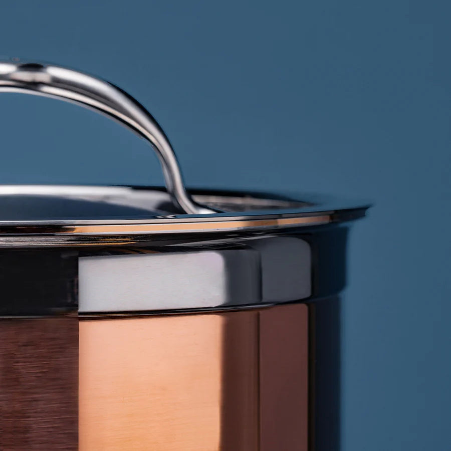 Hestan CopperBond™ Induction Copper Saucepan & Lid
