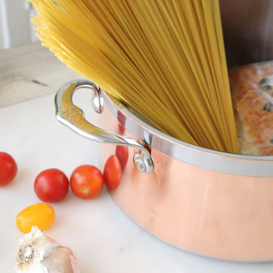 Hestan CopperBond™ Induction Copper Stock Pot with Lid – 24cm (5.7L)