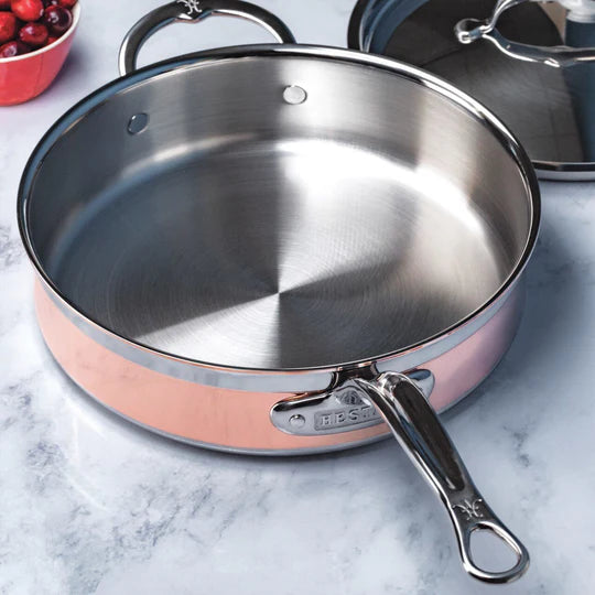 Hestan CopperBond™ Induction Copper Sauté Pan with Lid 26cm / 3.3L