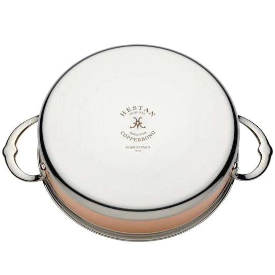 Hestan CopperBond™ Induction Copper Sautéuse Pan with Lid – 26cm (3.3L)
