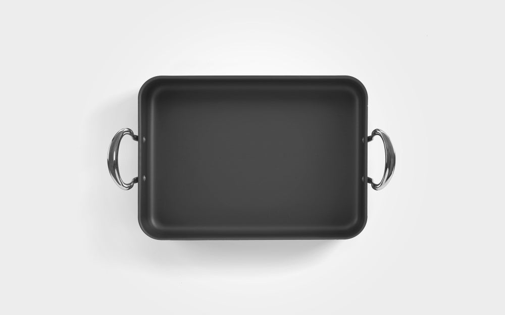 Samuel Groves Mermaid Hard Anodised Roasting Dish With Cast Handles