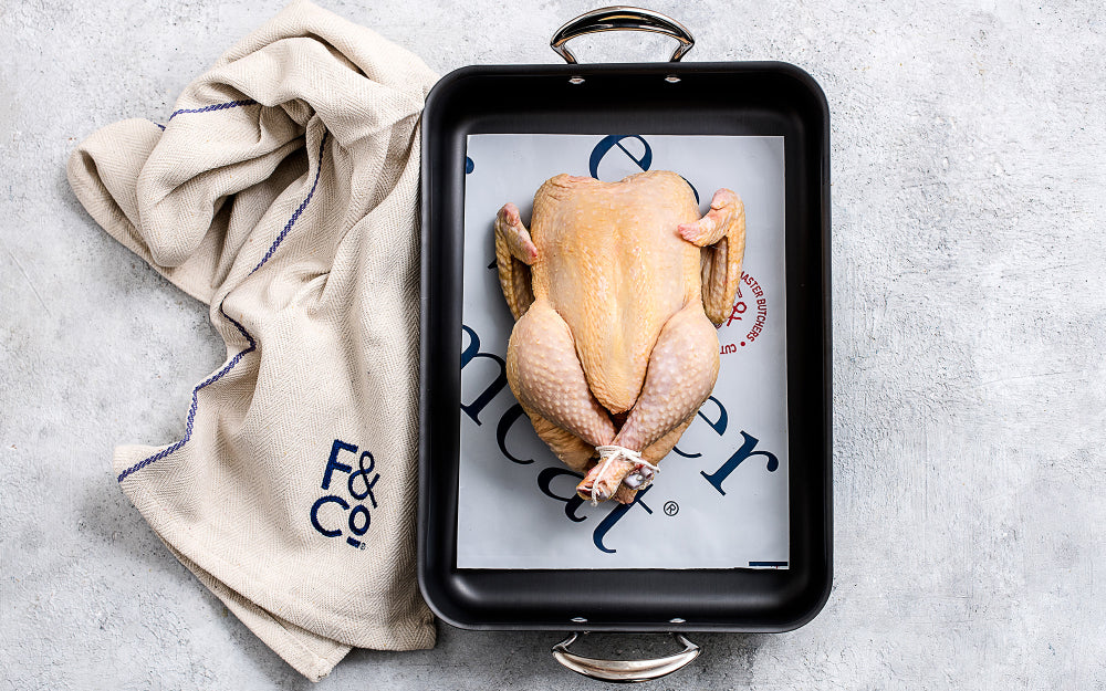 Samuel Groves Mermaid Hard Anodised Roasting Dish With Cast Handles