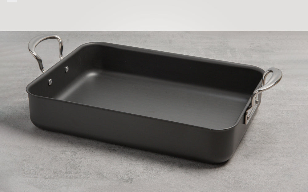 Samuel Groves Mermaid Hard Anodised Roasting Dish With Cast Handles