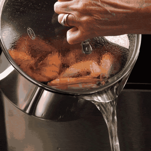 Stellar Profile 7000, 5 Piece Draining Saucepan Set