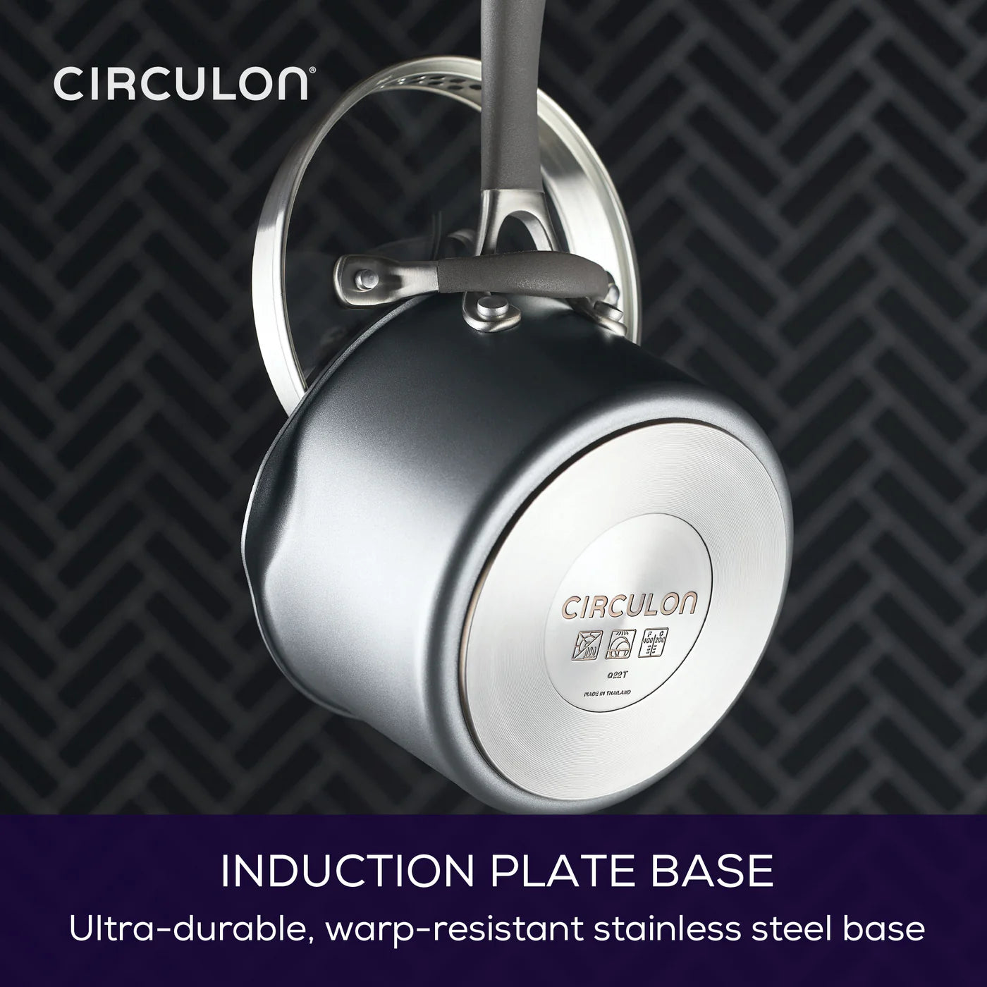Circulon A1 Series Straining Saucepan