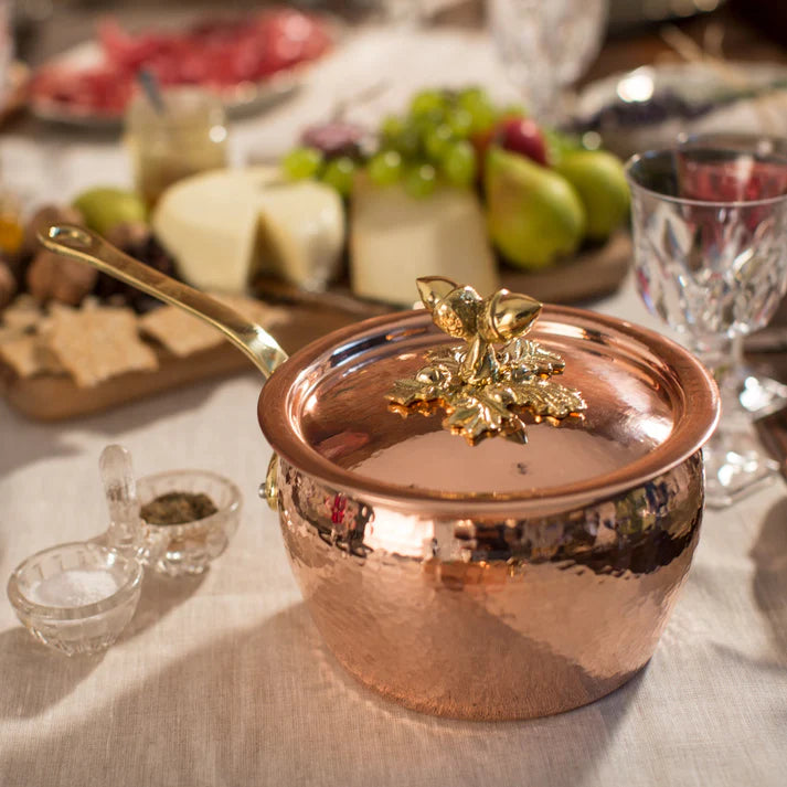 Ruffoni Historia Copper Covered Saucepan – 16cm / 2.3L (Handmade in Italy)