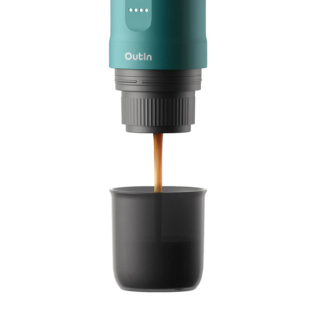 OutIn Nano Portable Espresso Machine – OutIn Teal