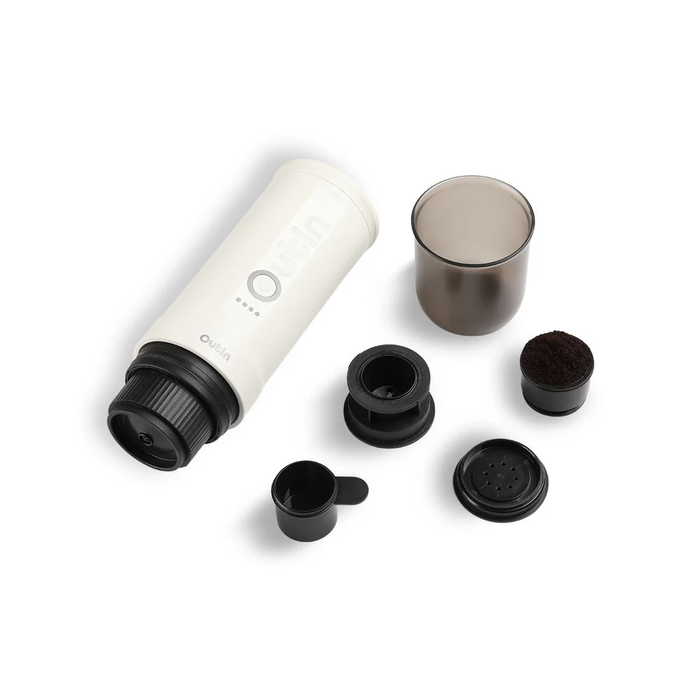 OutIn Nano Portable Espresso Machine – Pearl White