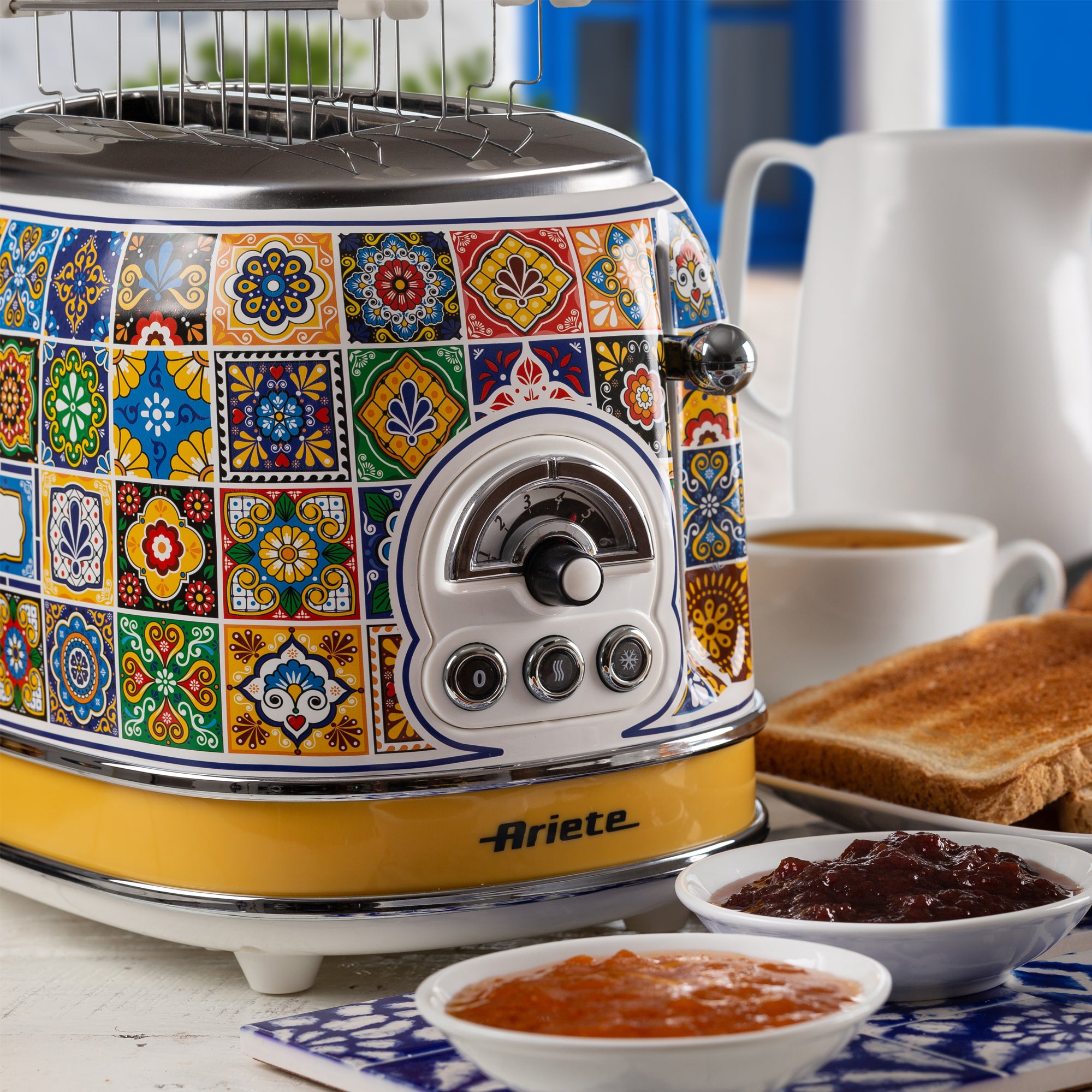 Ariete 2-Slice Positano Toaster – Multi-Coloured