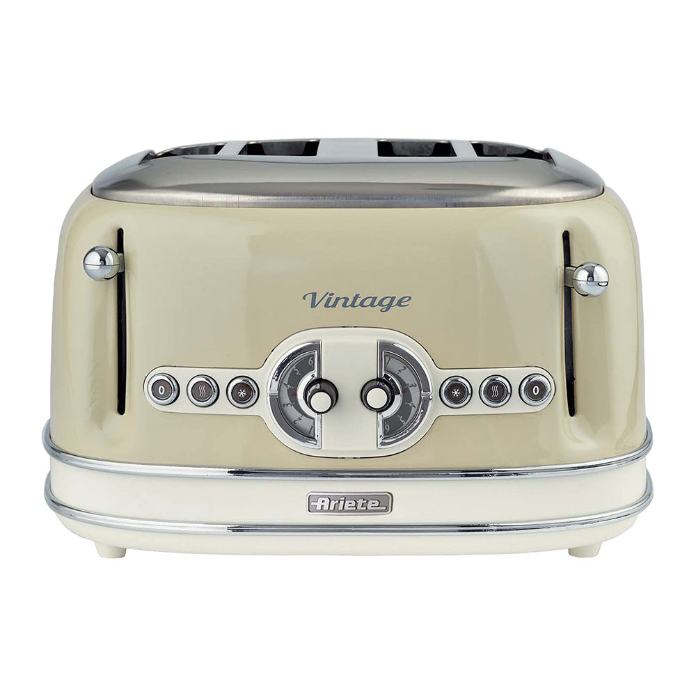 Ariete Vintage 4-Slice Toaster – Cream