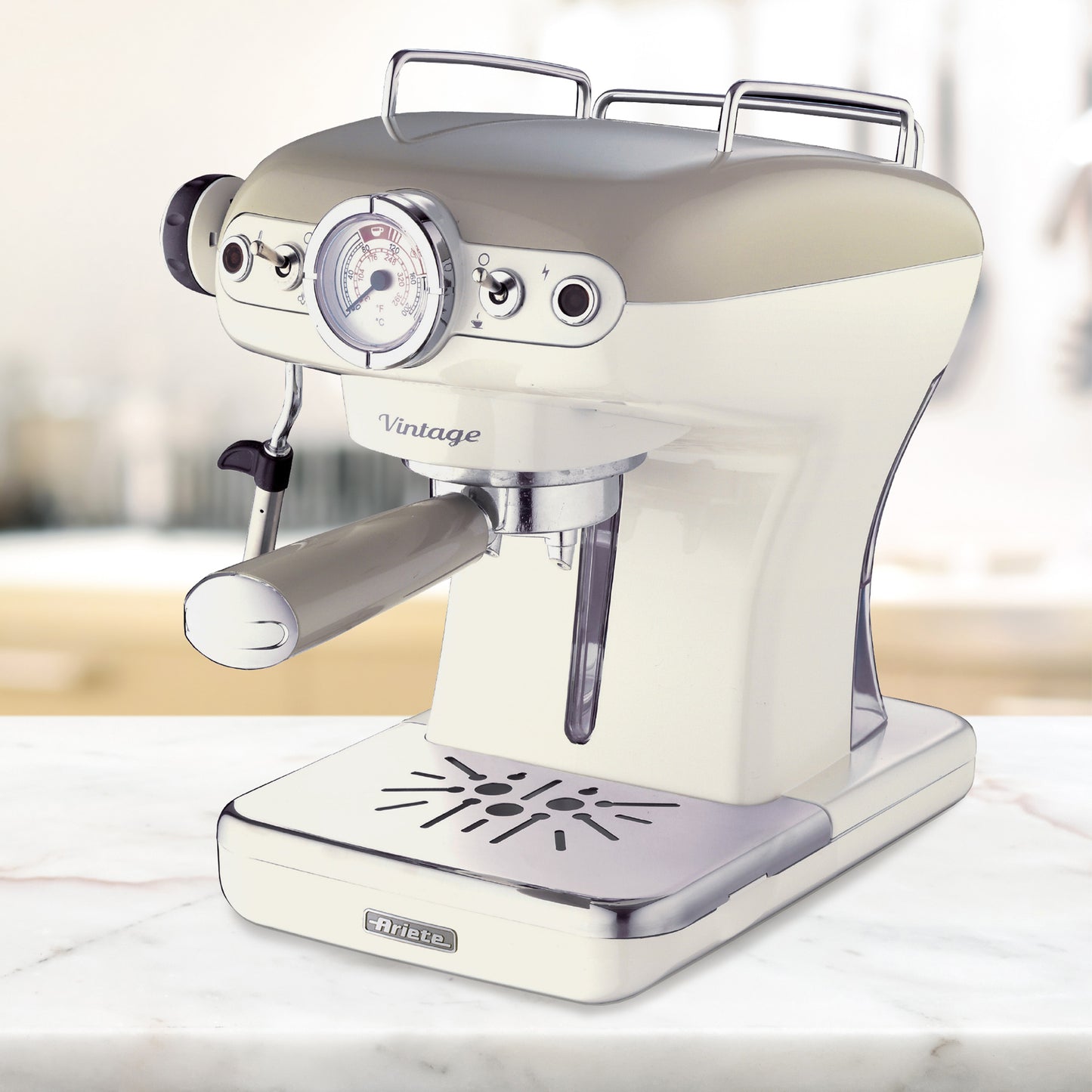 Ariete Vintage Espresso Coffee Maker – Cream