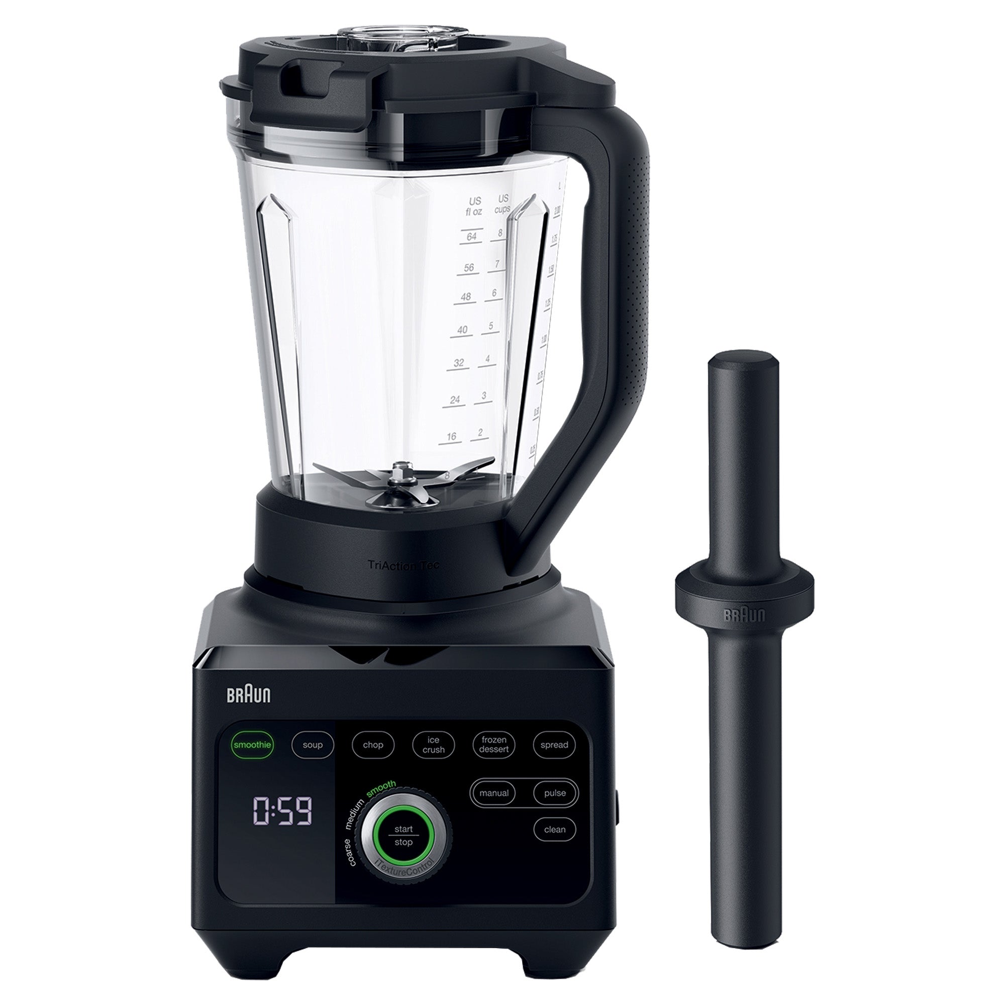 Braun 1600W 3L PowerBlend 9 Jug Blender Black
