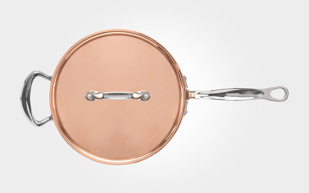 Samuel Groves 26cm Copper Induction Saute Pan with Lid