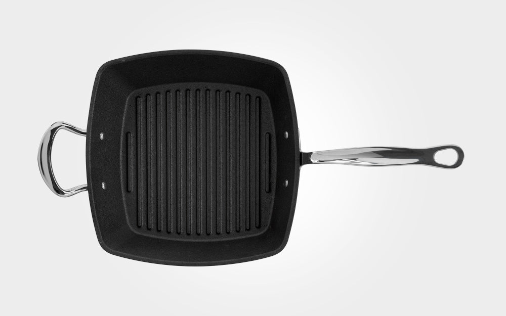 Samuel Groves 26cm Britannia Cast Iron Square Grill