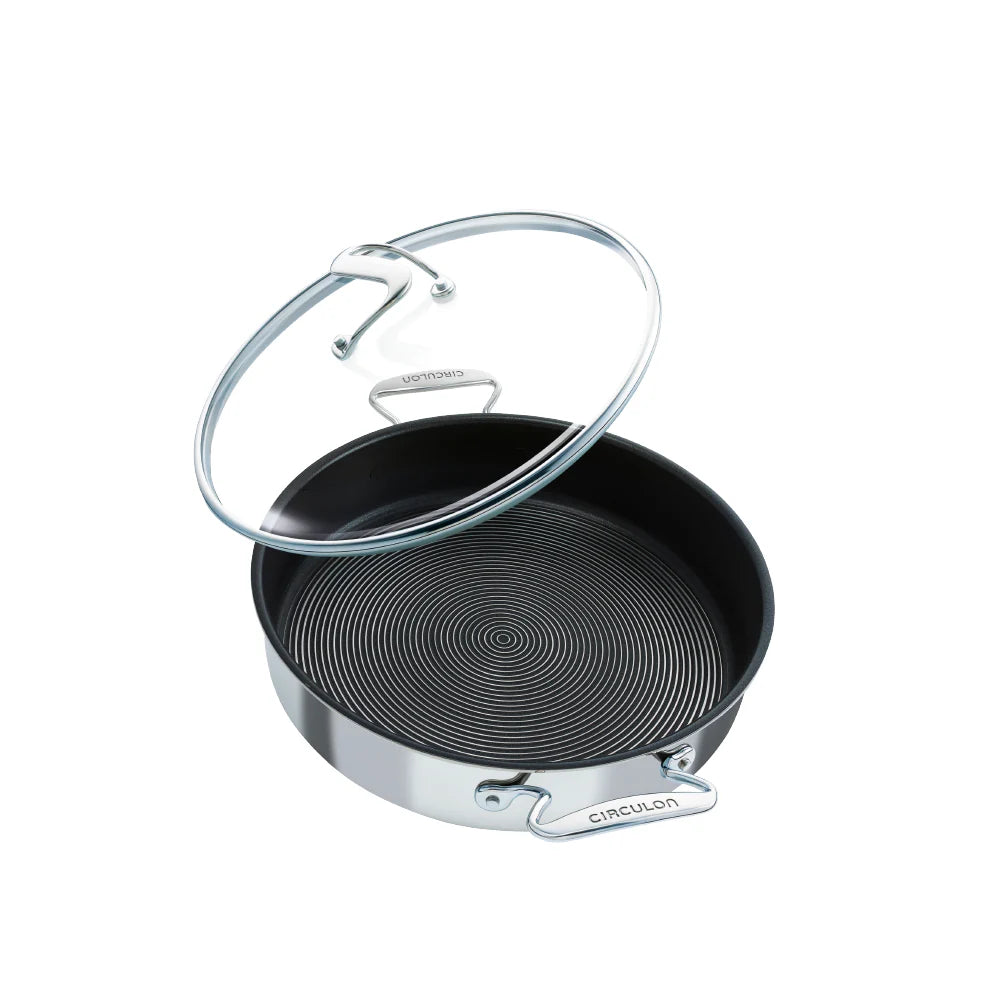 Circulon SteelShield™ Hybrid Non-Stick Sautéuse Pan & Lid – 30cm