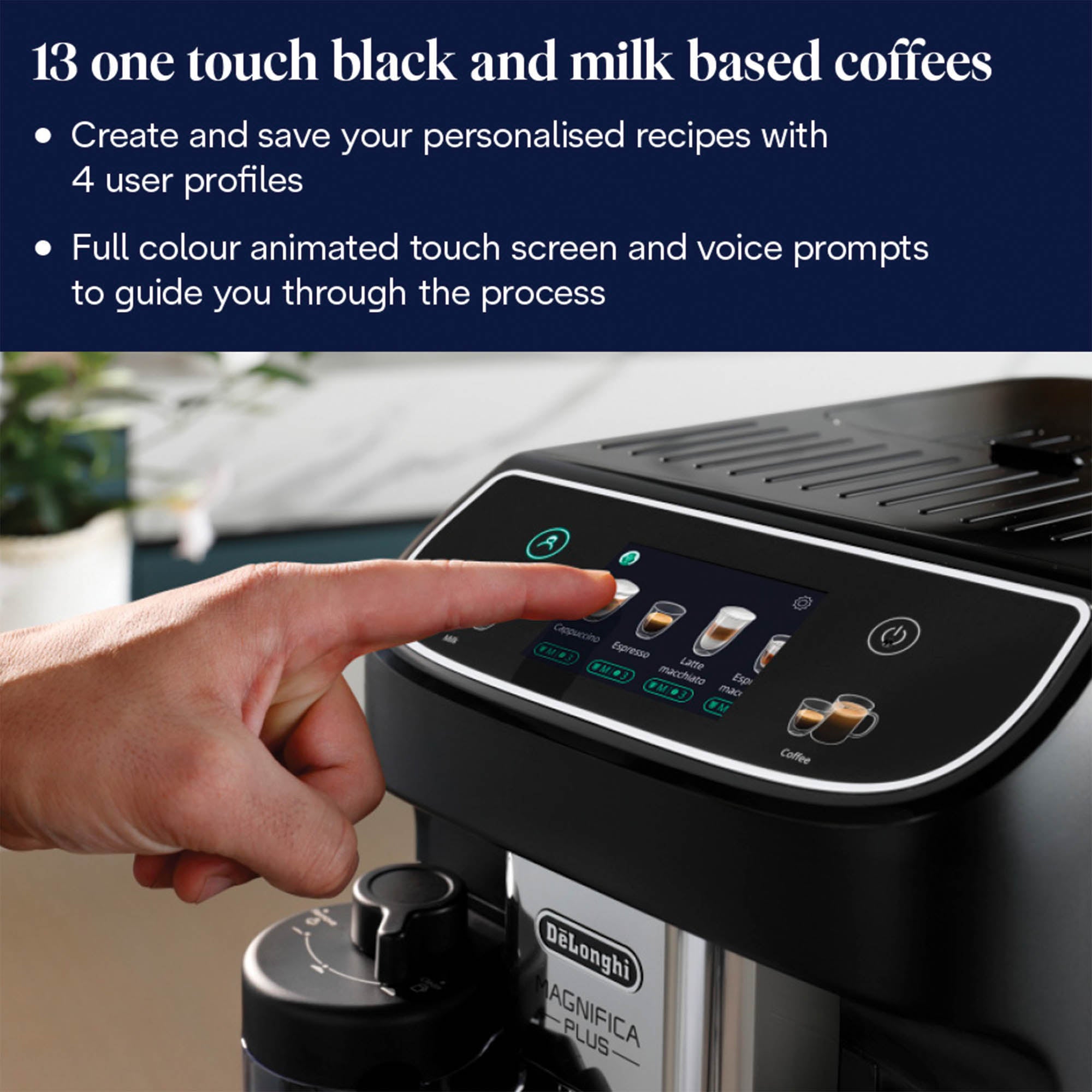 De’Longhi Magnifica Plus Bean to Cup Automatic Coffee Machine