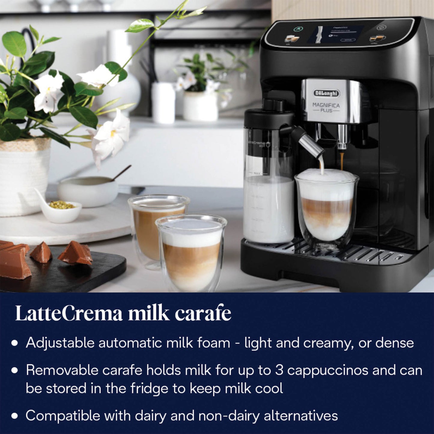 De’Longhi Magnifica Plus Bean to Cup Automatic Coffee Machine