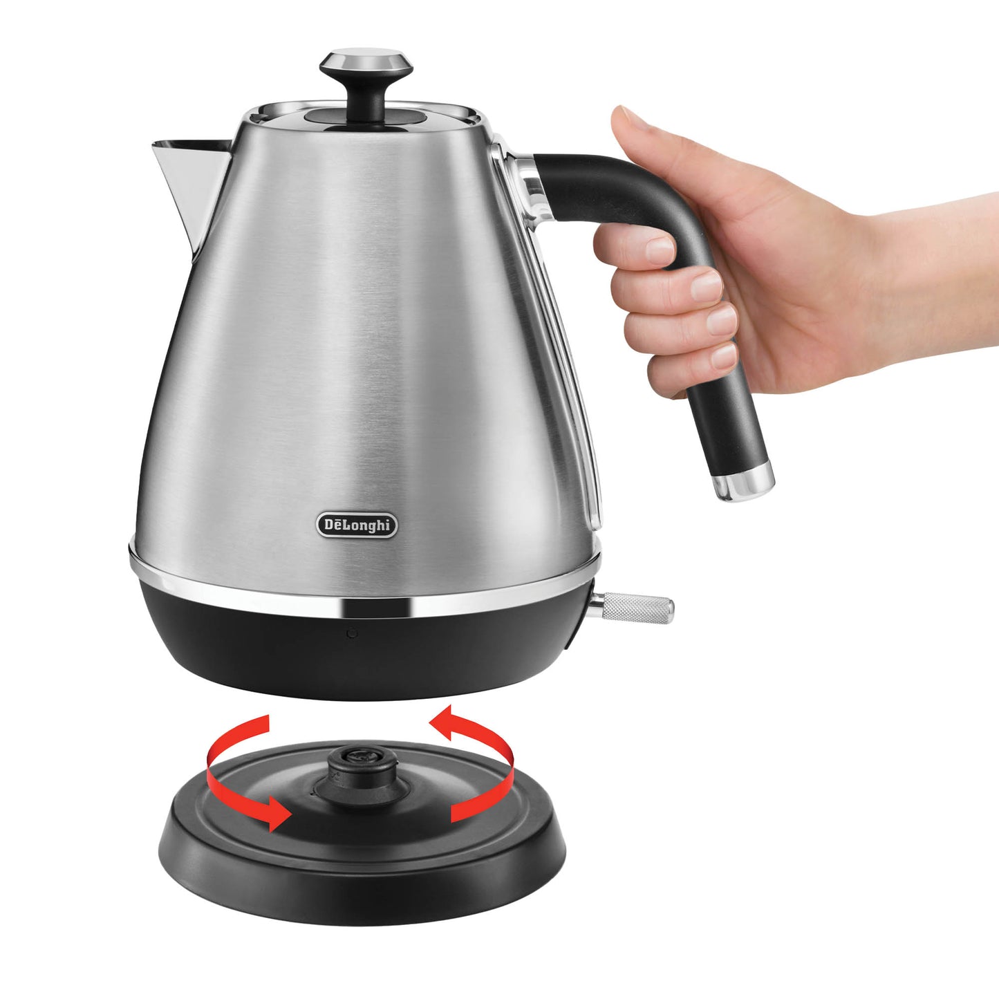 De’Longhi 1.7L Distinta X Kettle – Silver