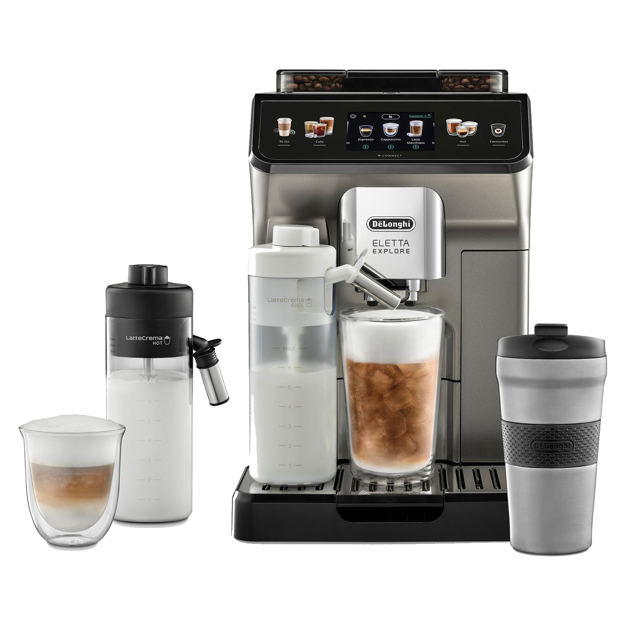 De’Longhi Eletta Explore Bean-to-Cup Automatic Coffee Machine
