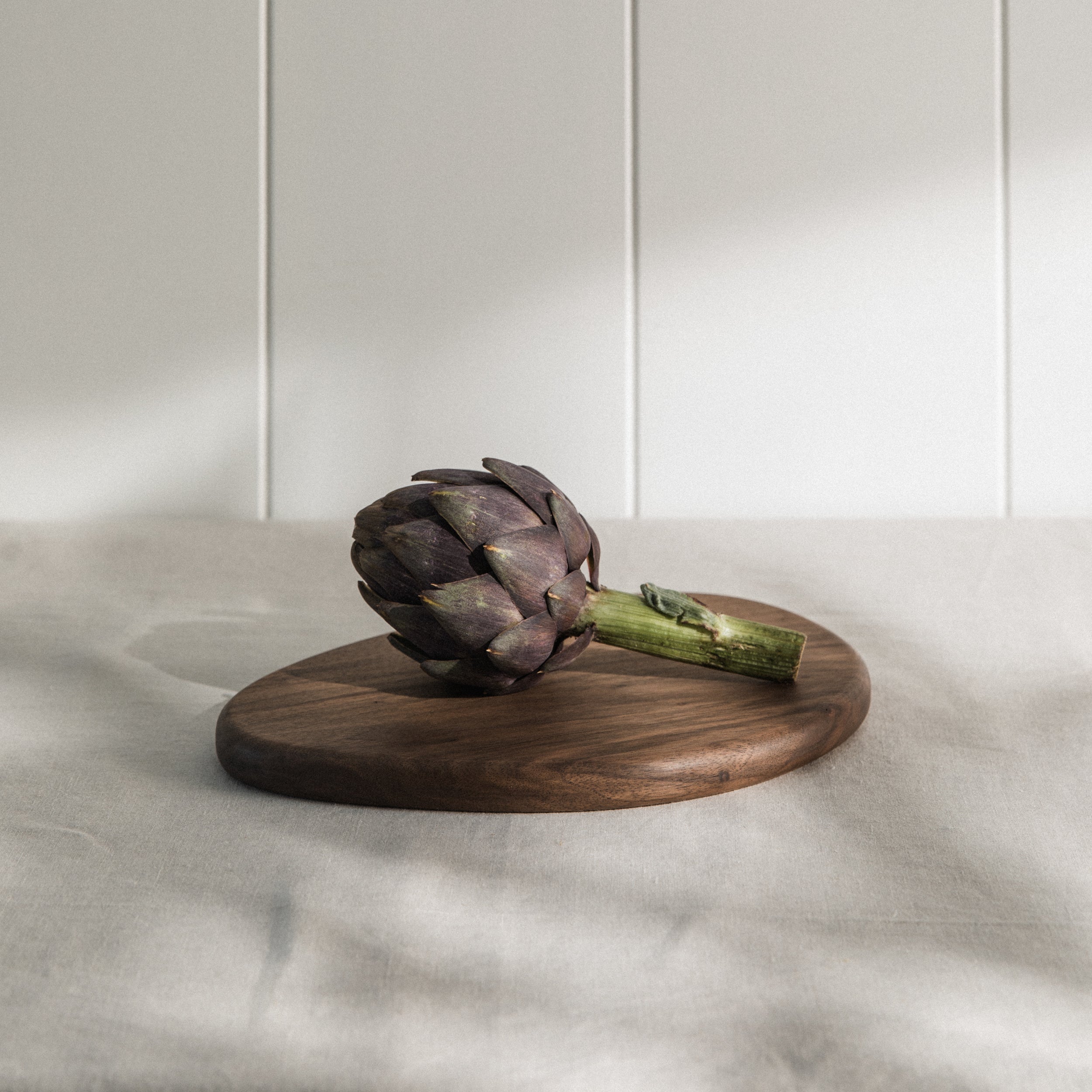 Pebble Wooden Chopping Board - Walnut
