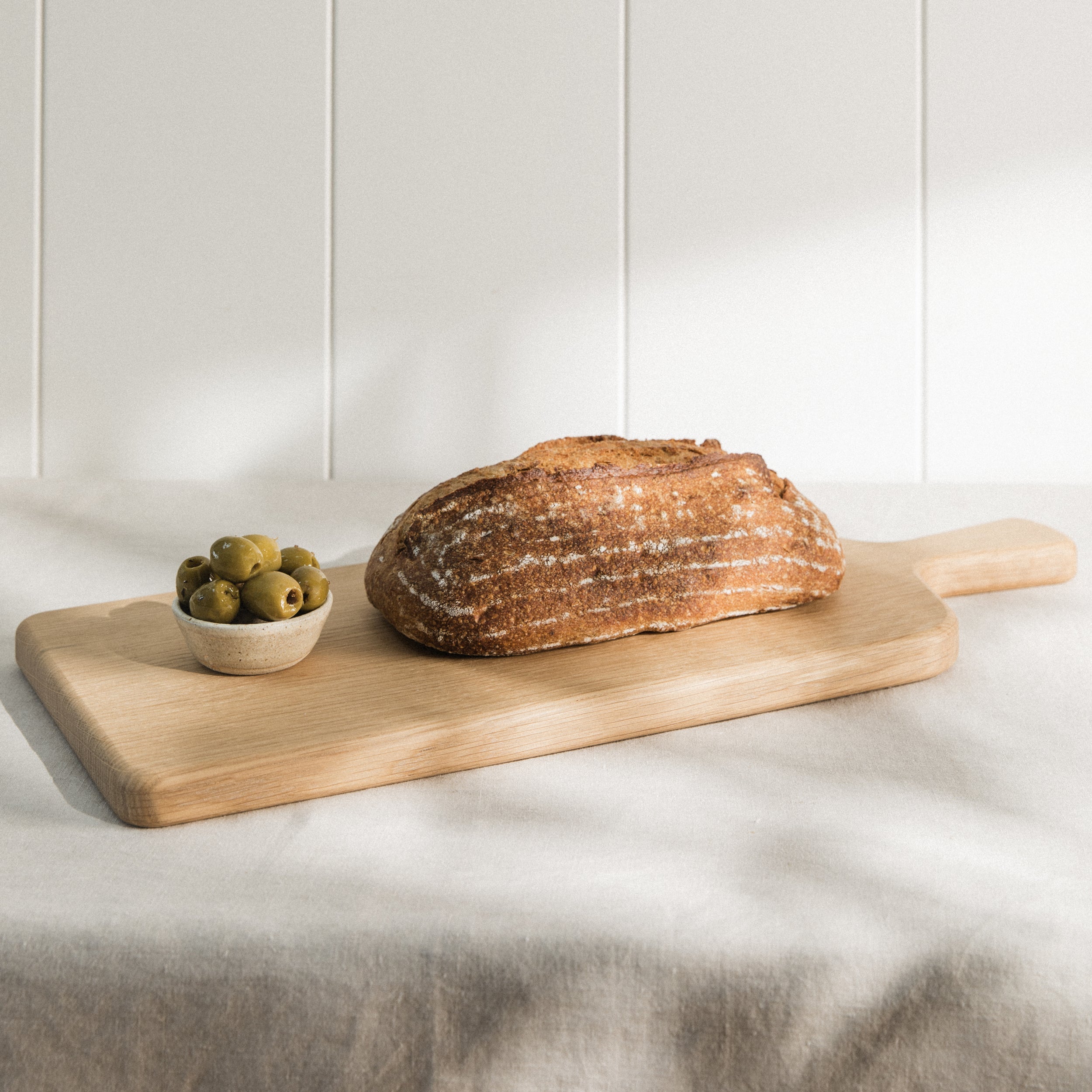 Long Traditional Wooden Chopping Board - Oak