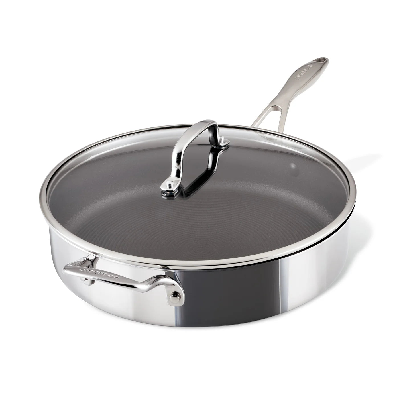 Circulon Clad Series Covered Saute with Helper Handle, 30cm/4.7L