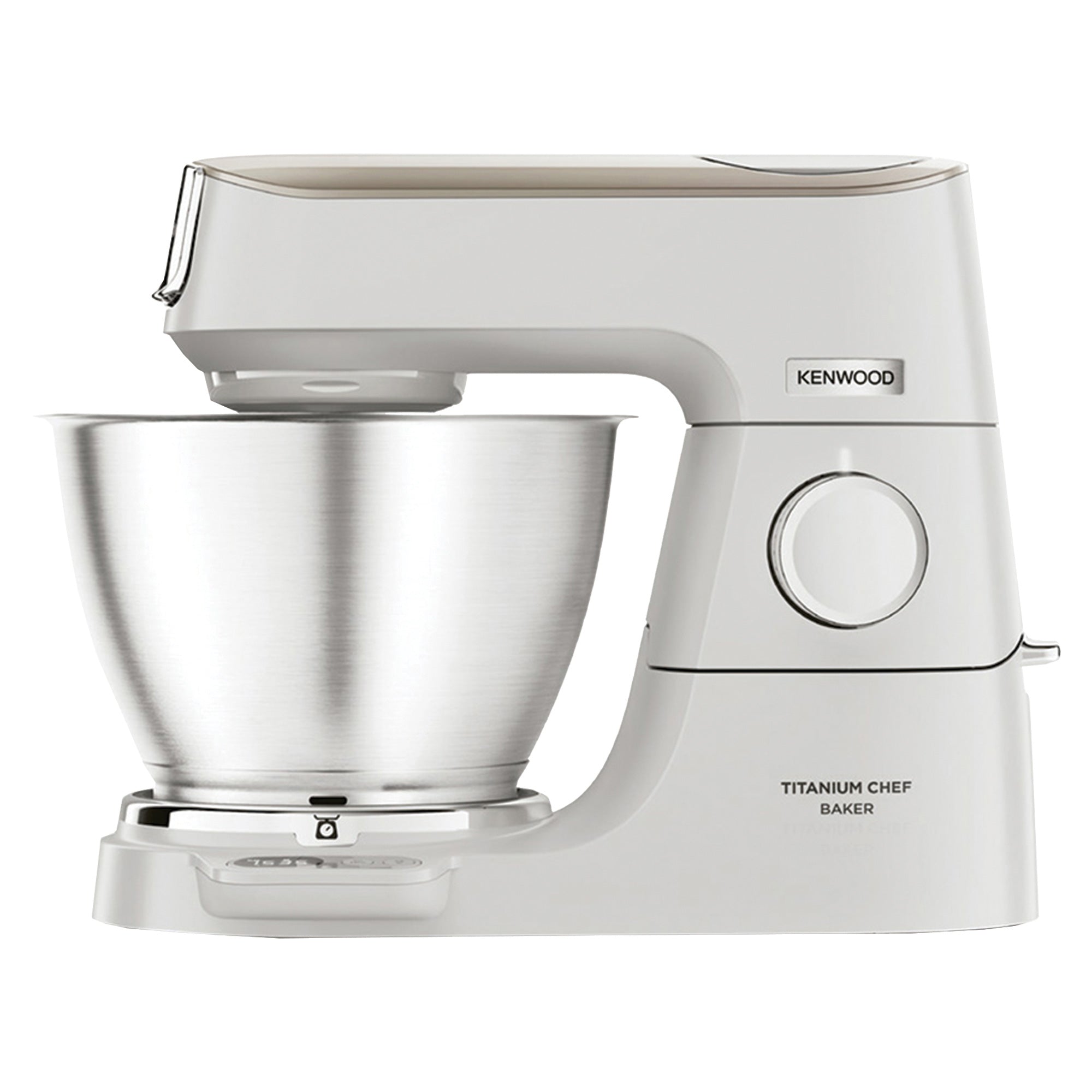 Kenwood 5L Titanium Chef Baker Stand Mixer – White