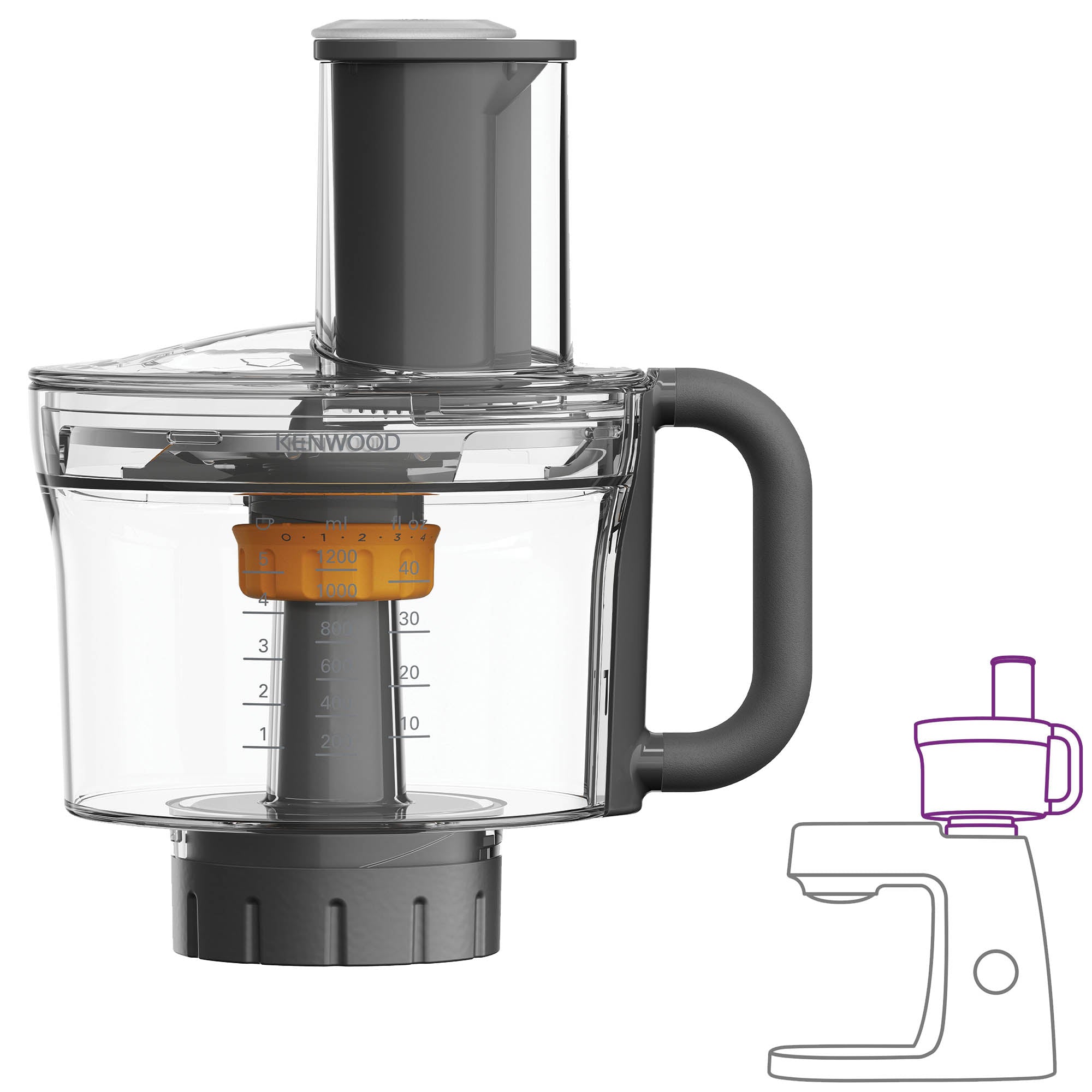 Kenwood Food Processor Attachment – 6-in-1 Slicing & Dicing