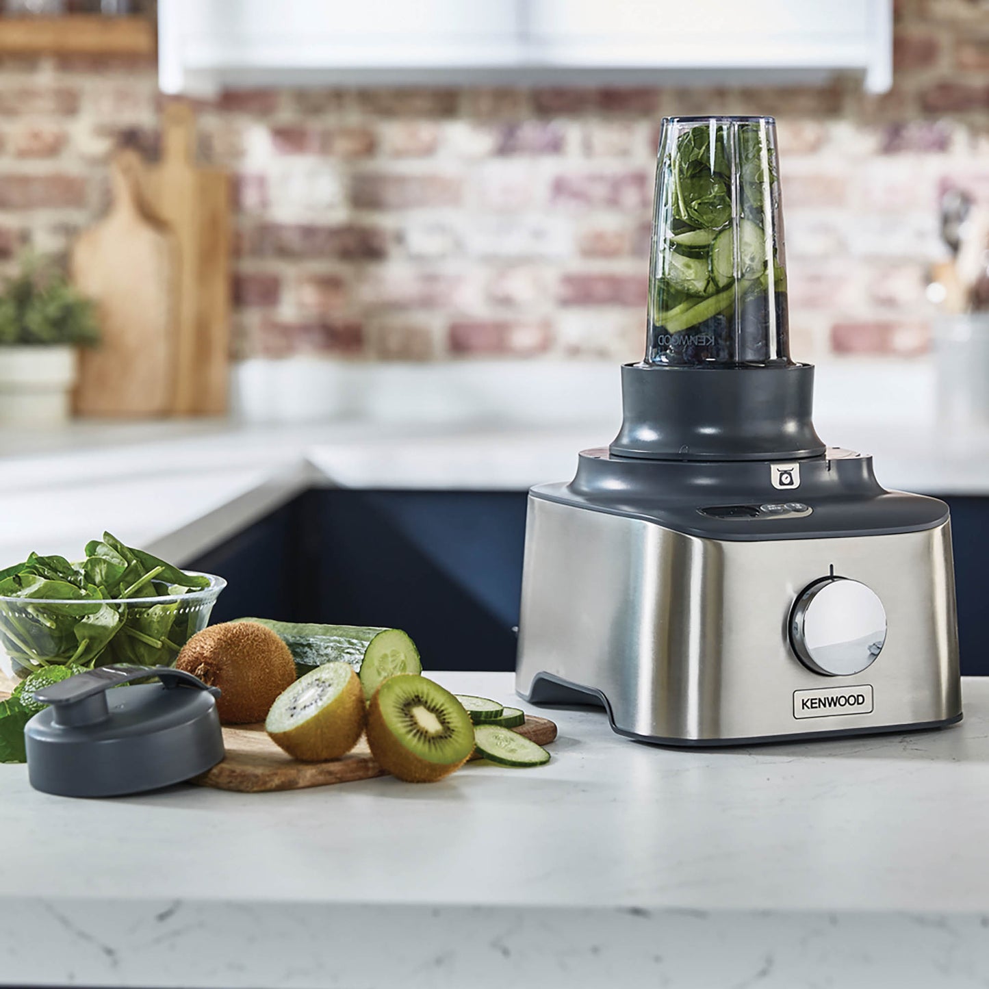 Kenwood MultiPro Compact+ 5-in-1 Food Processor with Weighing – Stainless Steel