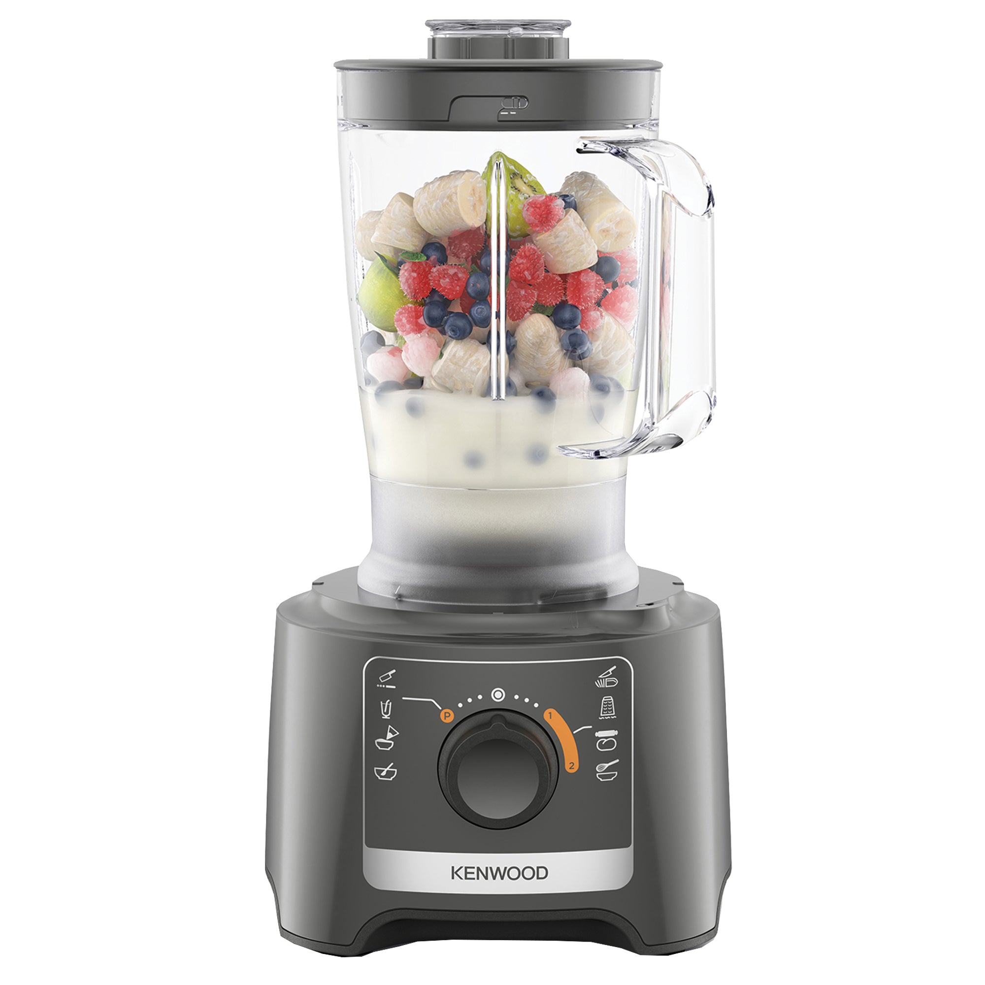 Kenwood 1000W MultiPro 2-in-1 Compact Food Processor & Blender Grey