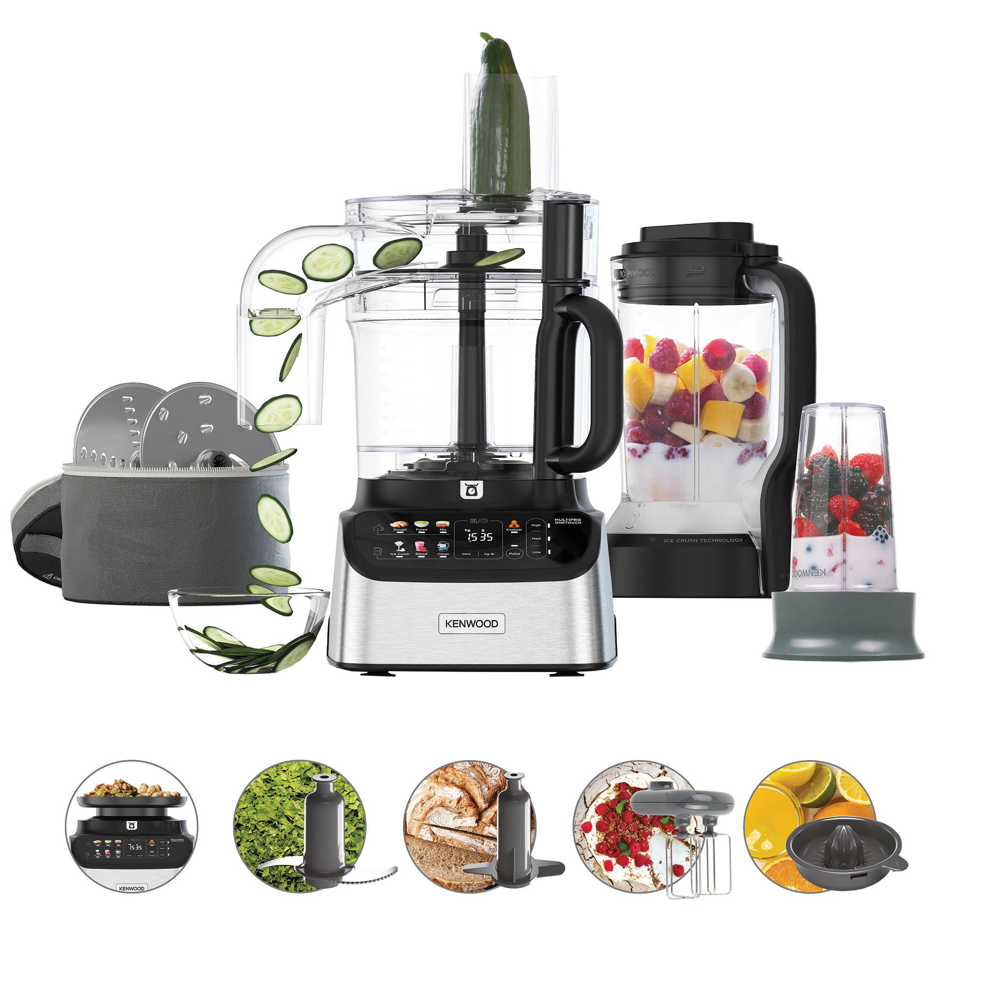 Kenwood 1000W 1.5L MultiPro OneTouch Food Processor & Blender