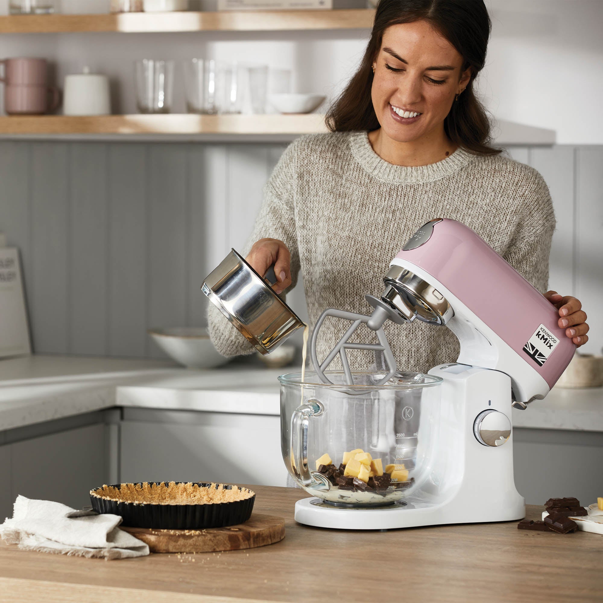 Kenwood 1000W 5L Kmix Stand Mixer – Pink