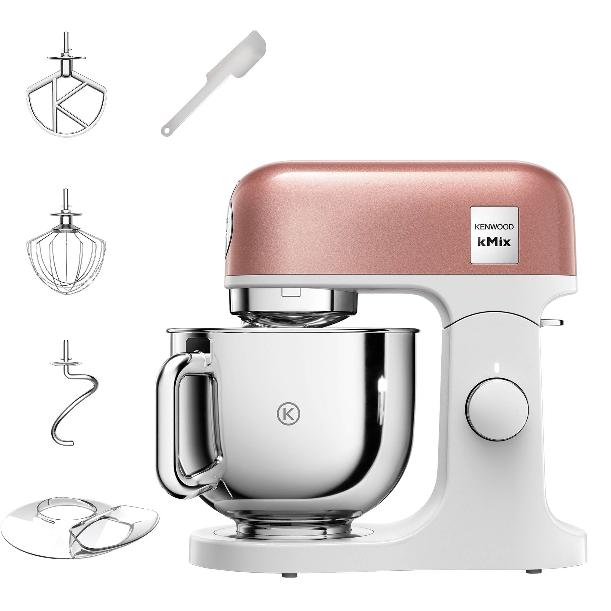 Kenwood kMix 5L Stand Mixer -Sage Green / Blue / Pink Apricot