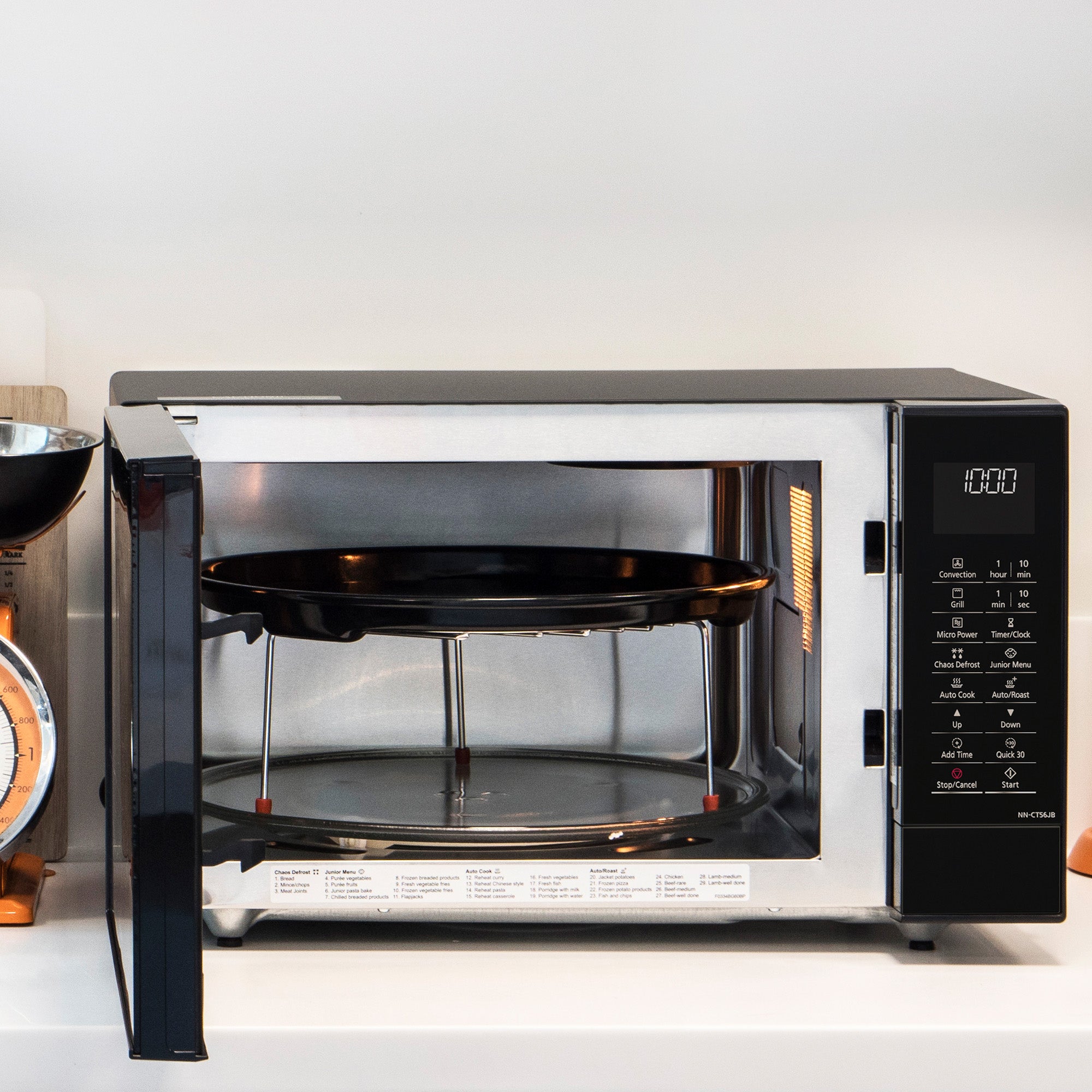 Panasonic Combi Microwave Oven – 27L, 1000W, Black