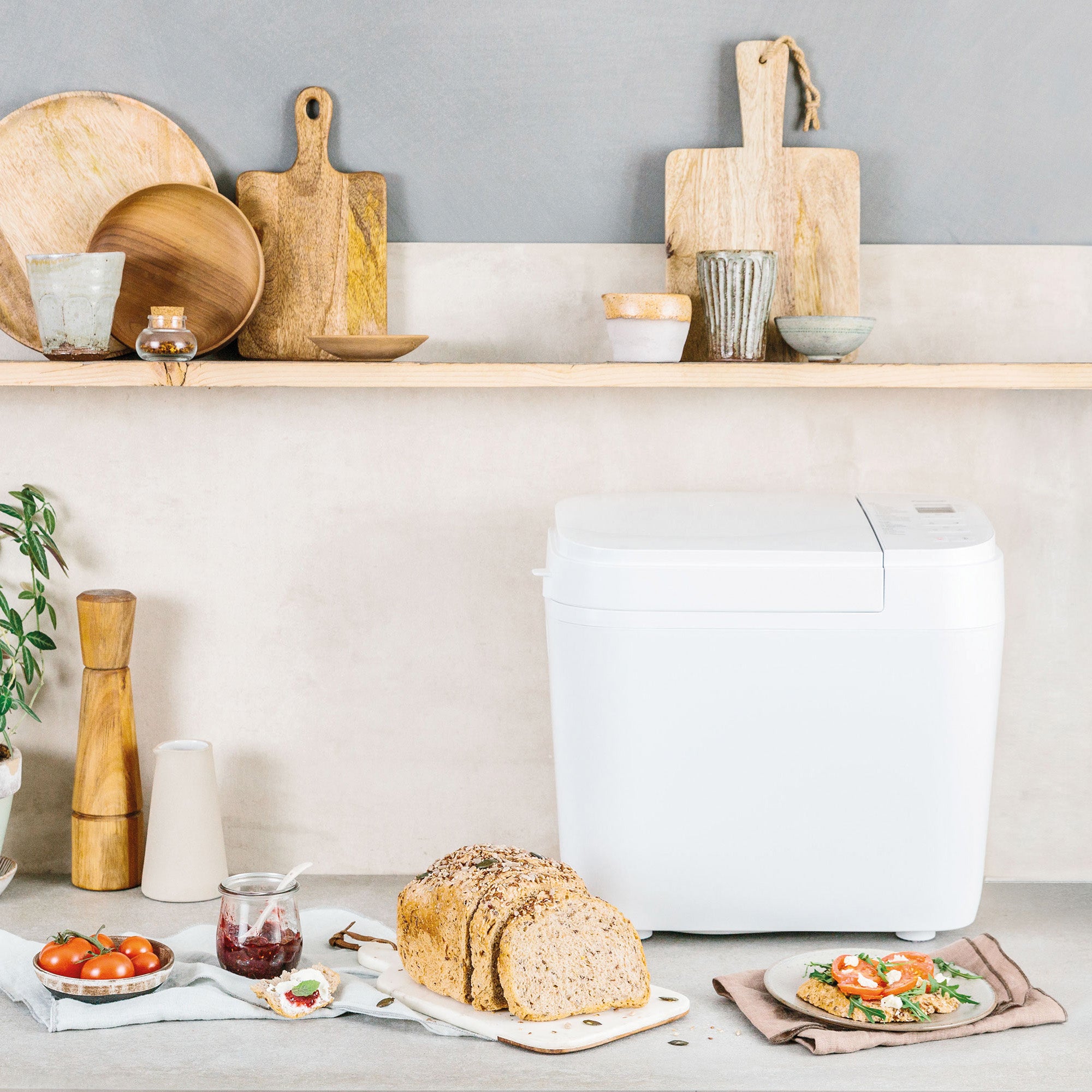 Panasonic Automatic Breadmaker with 21 Programmes – White