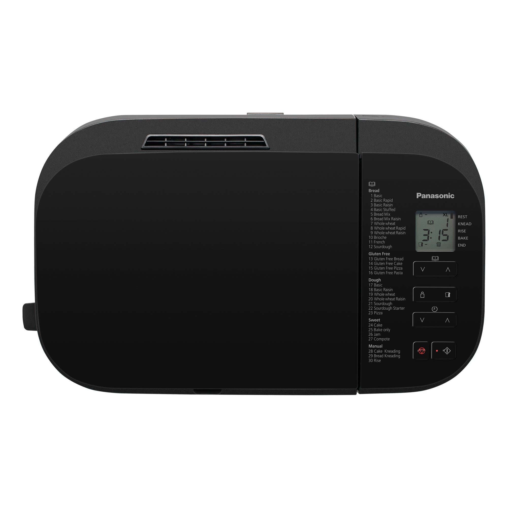 Panasonic Automatic Breadmaker with 30 Programmes – Black