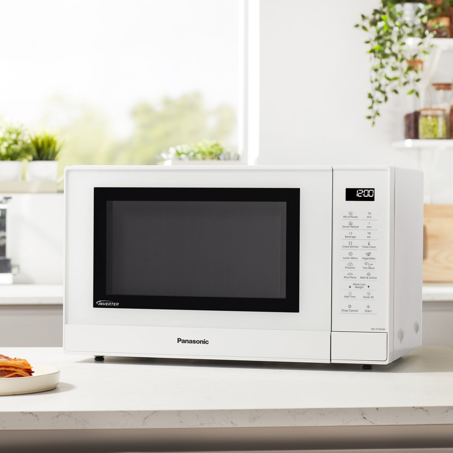Panasonic Inverter Microwave Oven Stainless Steel - 32L, 1000W