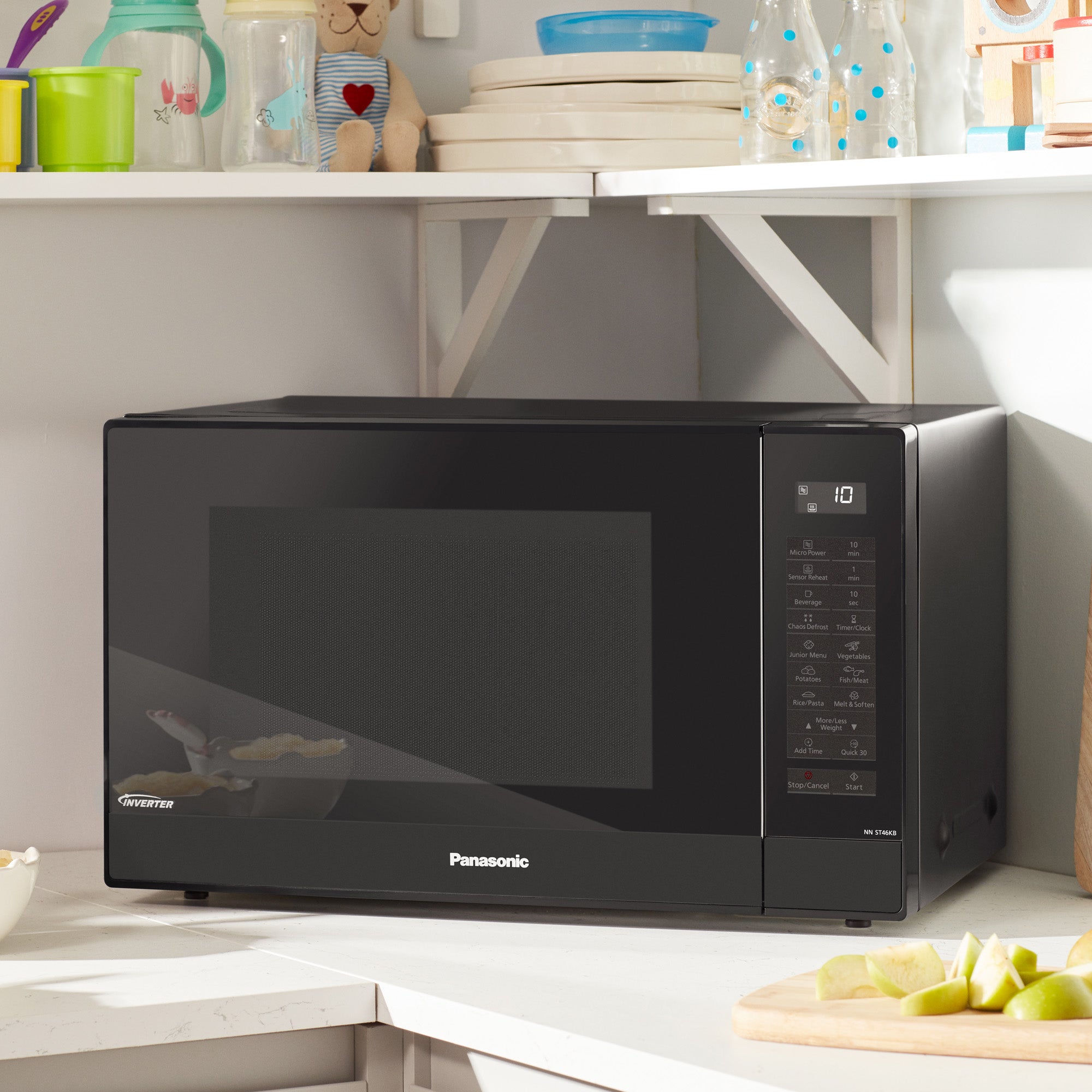 Panasonic Inverter Microwave Oven Stainless Steel - 32L, 1000W