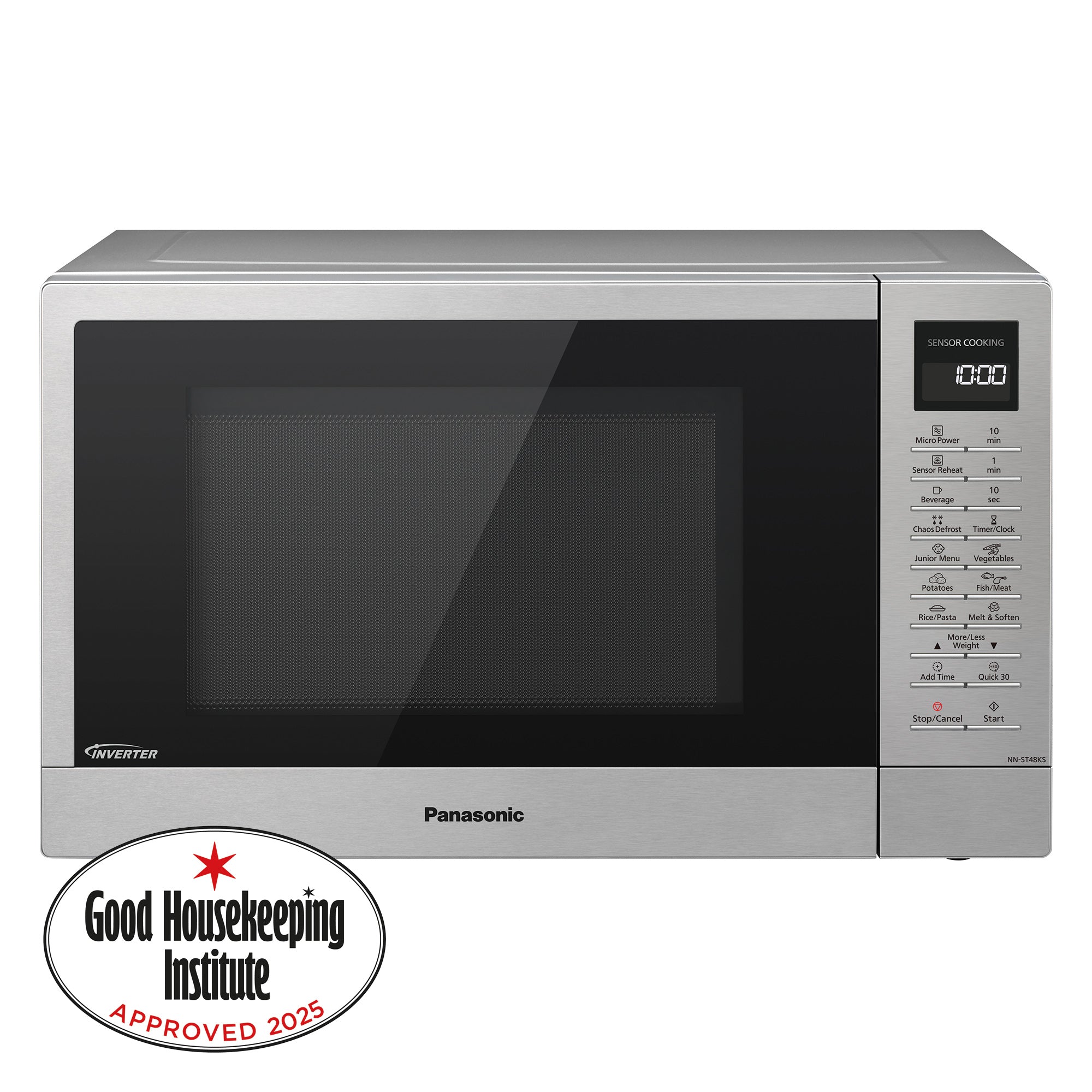 Panasonic Inverter Microwave Oven Stainless Steel - 32L, 1000W