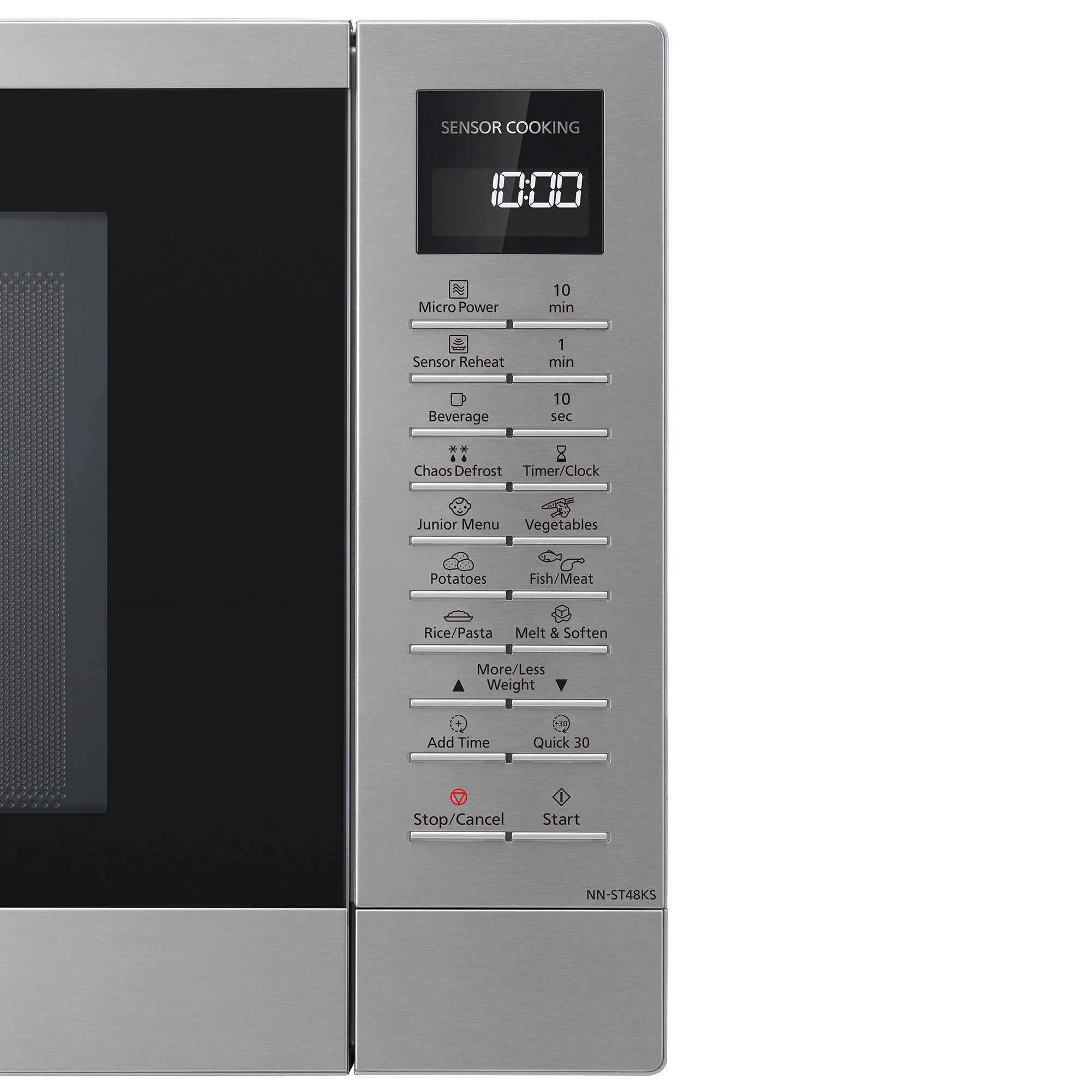 Panasonic Inverter Microwave Oven Stainless Steel - 32L, 1000W