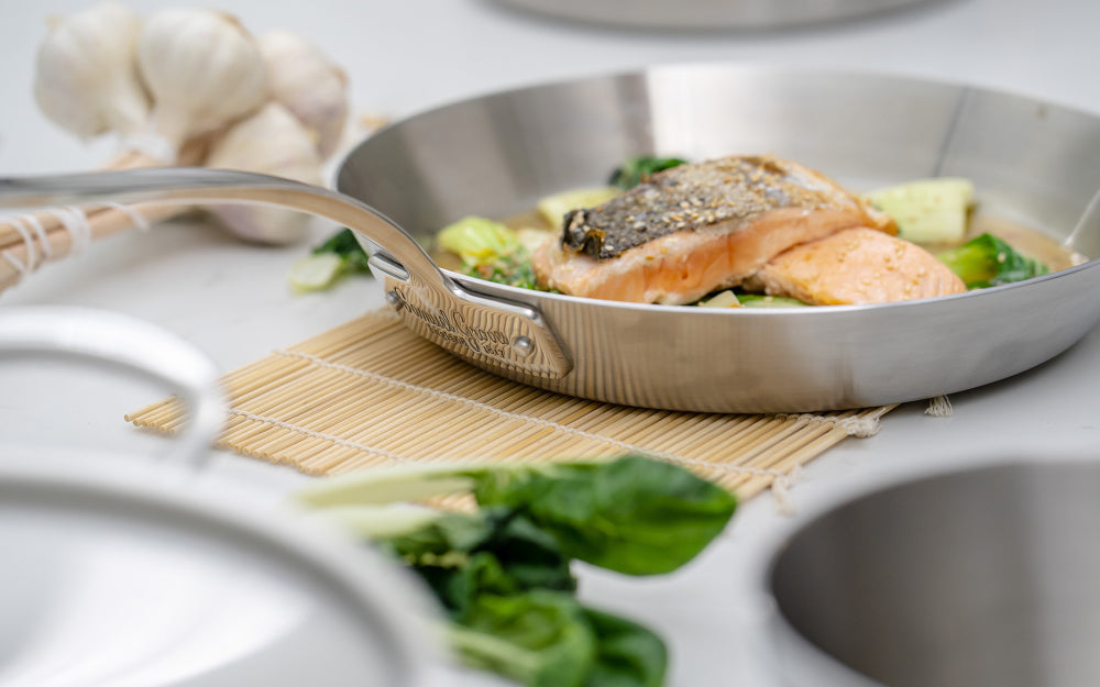 Samuel Groves Stainless Steel 3-ply frying pan