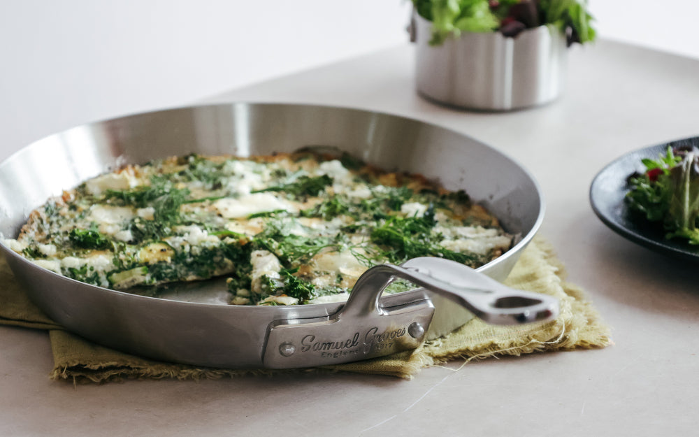 Samuel Groves Stainless Steel 3-ply frying pan