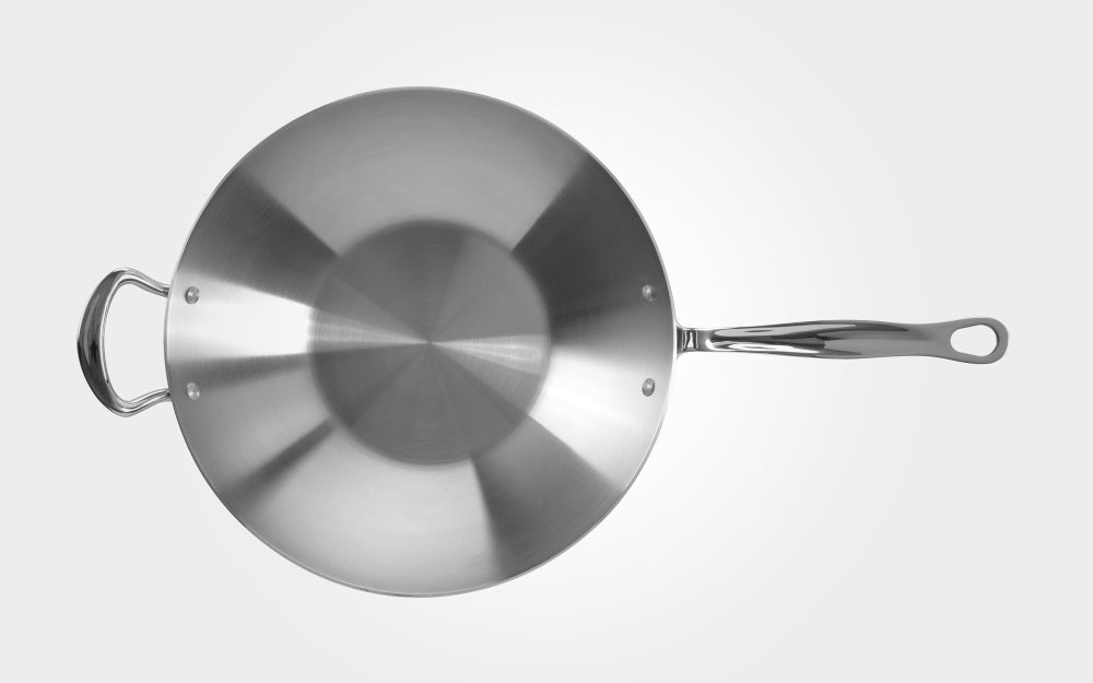 Samuel Groves 32cm stainless steel 3-ply wok