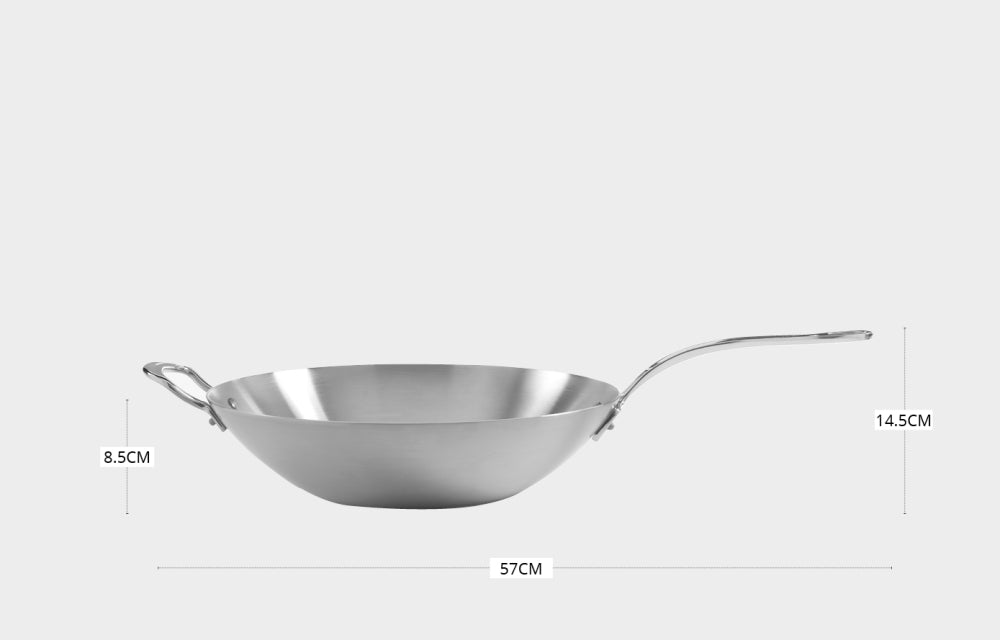 Samuel Groves 32cm stainless steel 3-ply wok
