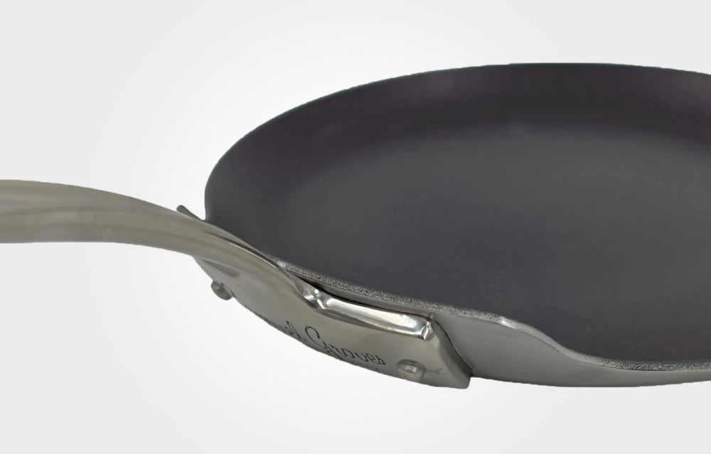 Samuel Groves Classic 26cm Non-Stick Stainless Steel Triply Crepe Pan